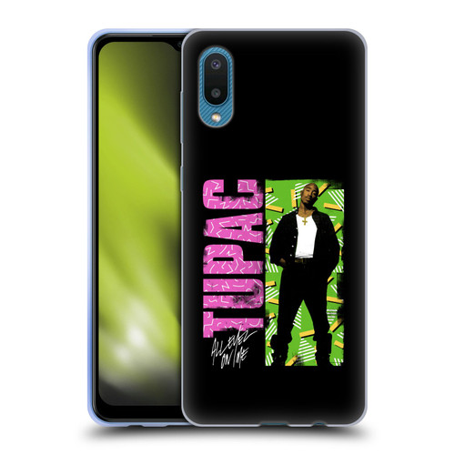 Tupac Shakur Key Art Distressed Look Soft Gel Case for Samsung Galaxy A02/M02 (2021)