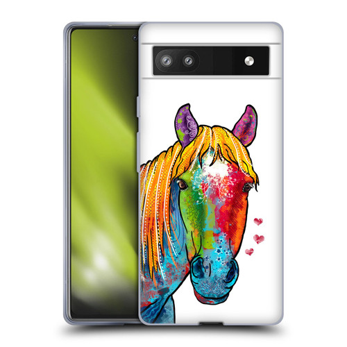 Duirwaigh Animals Horse Soft Gel Case for Google Pixel 6a