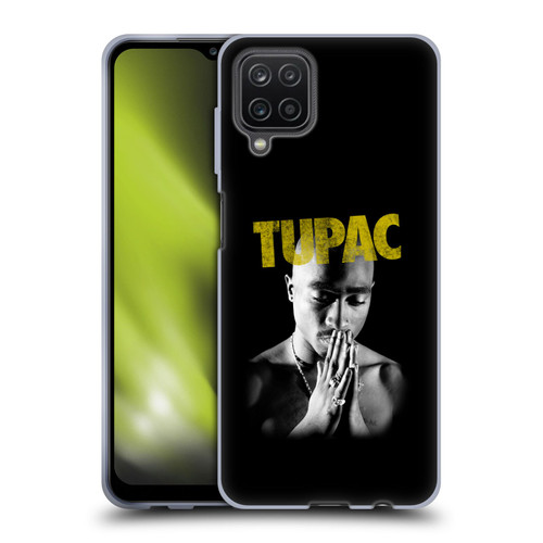 Tupac Shakur Key Art Golden Soft Gel Case for Samsung Galaxy A12 (2020)
