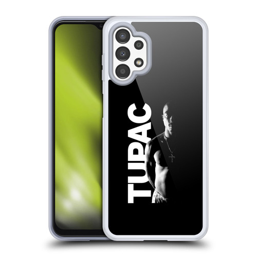 Tupac Shakur Key Art Black And White Soft Gel Case for Samsung Galaxy A13 (2022)