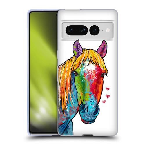 Duirwaigh Animals Horse Soft Gel Case for Google Pixel 7 Pro