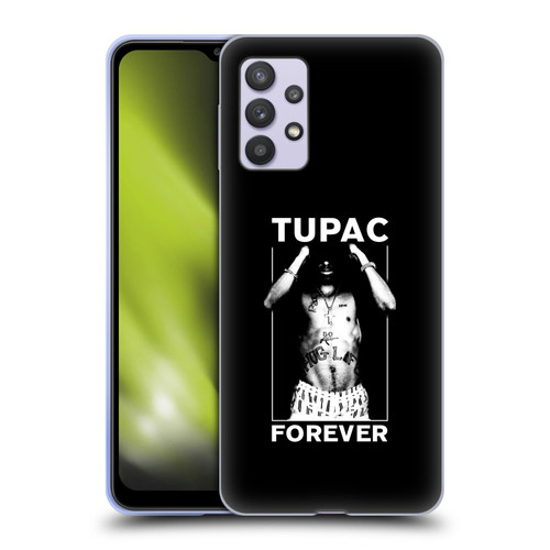 Tupac Shakur Key Art Forever Soft Gel Case for Samsung Galaxy A32 5G / M32 5G (2021)