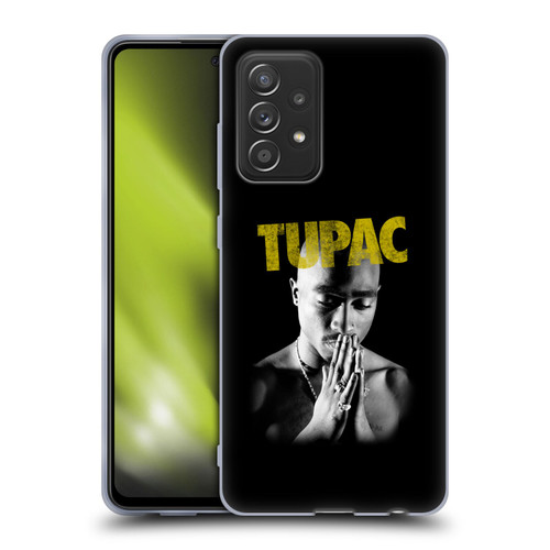 Tupac Shakur Key Art Golden Soft Gel Case for Samsung Galaxy A52 / A52s / 5G (2021)
