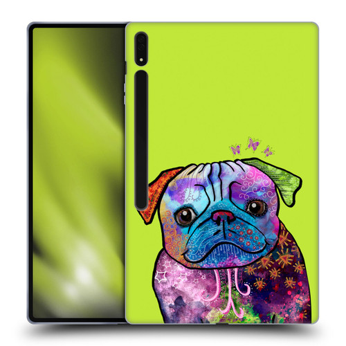 Duirwaigh Animals Pug Dog Soft Gel Case for Samsung Galaxy Tab S8 Ultra