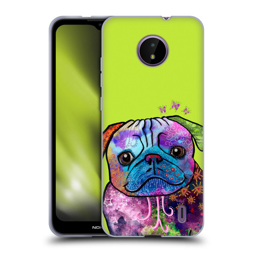 Duirwaigh Animals Pug Dog Soft Gel Case for Nokia C10 / C20