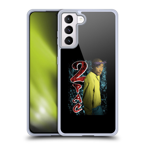 Tupac Shakur Key Art Vintage Soft Gel Case for Samsung Galaxy S21+ 5G