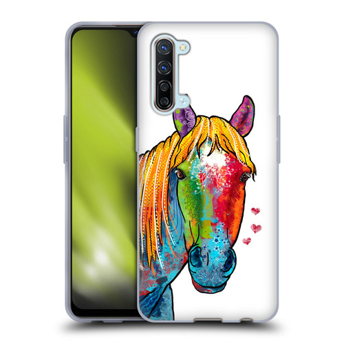 Duirwaigh Animals Horse Soft Gel Case for OPPO Find X2 Lite 5G