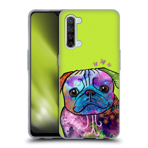 Duirwaigh Animals Pug Dog Soft Gel Case for OPPO Find X2 Lite 5G