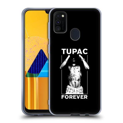 Tupac Shakur Key Art Forever Soft Gel Case for Samsung Galaxy M30s (2019)/M21 (2020)