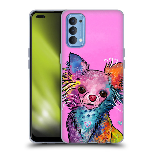 Duirwaigh Animals Chihuahua Dog Soft Gel Case for OPPO Reno 4 5G