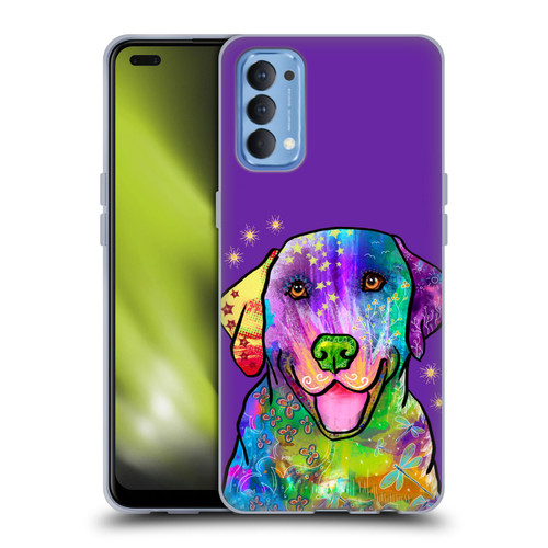 Duirwaigh Animals Golden Retriever Dog Soft Gel Case for OPPO Reno 4 5G