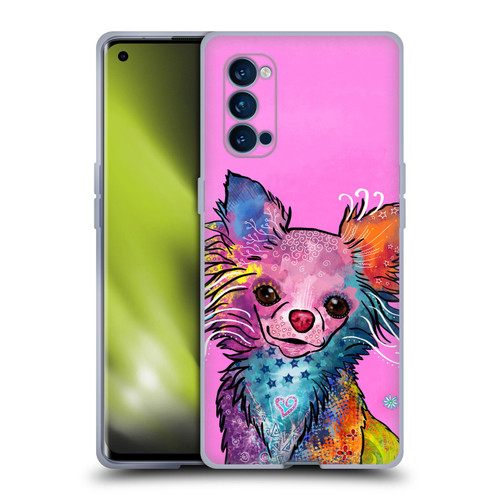 Duirwaigh Animals Chihuahua Dog Soft Gel Case for OPPO Reno 4 Pro 5G