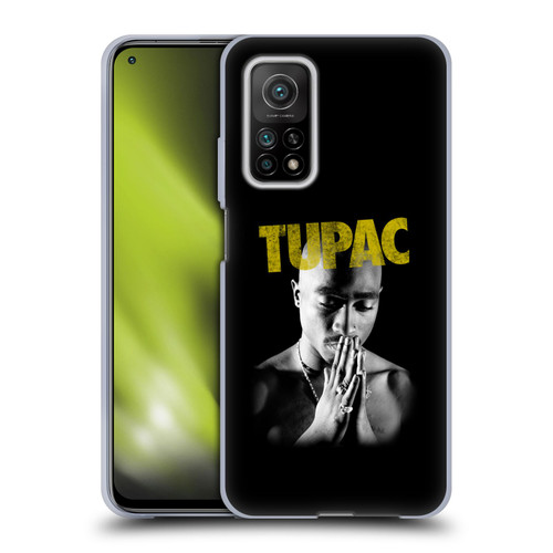 Tupac Shakur Key Art Golden Soft Gel Case for Xiaomi Mi 10T 5G