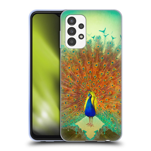 Duirwaigh Animals Peacock Soft Gel Case for Samsung Galaxy A13 (2022)