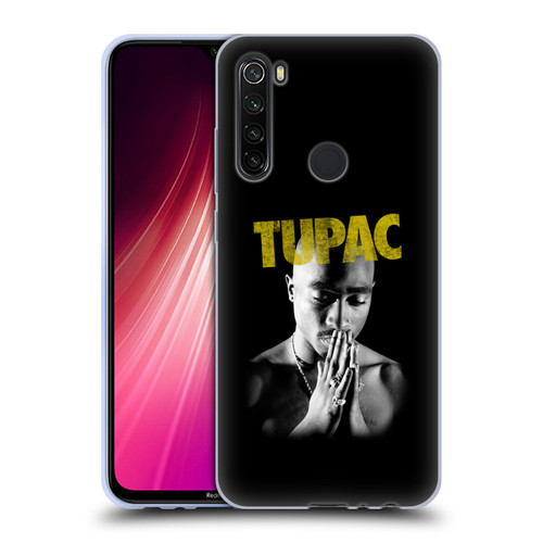 Tupac Shakur Key Art Golden Soft Gel Case for Xiaomi Redmi Note 8T