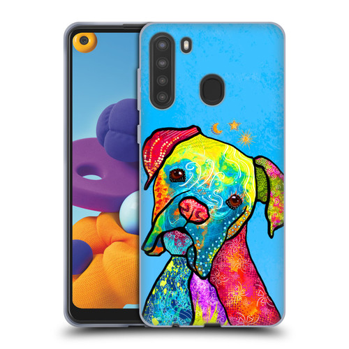 Duirwaigh Animals Boxer Dog Soft Gel Case for Samsung Galaxy A21 (2020)