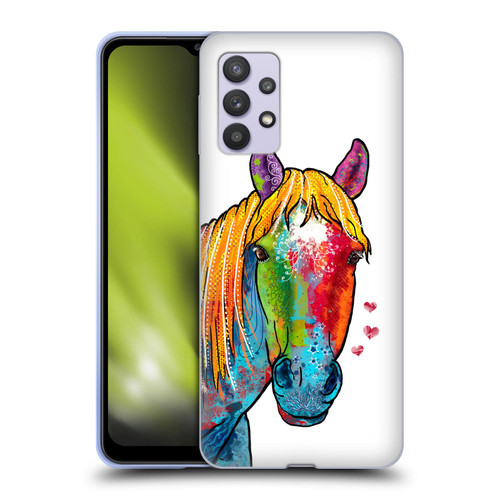 Duirwaigh Animals Horse Soft Gel Case for Samsung Galaxy A32 5G / M32 5G (2021)