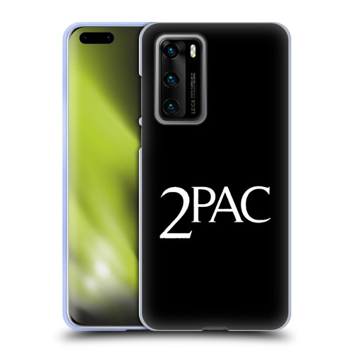 Tupac Shakur Logos Serif Soft Gel Case for Huawei P40 5G