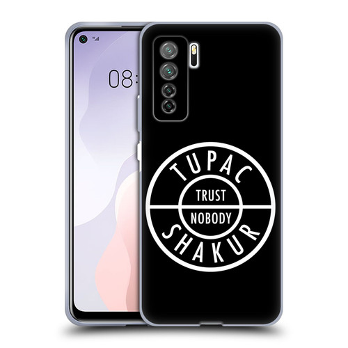 Tupac Shakur Logos Trust Nobody Soft Gel Case for Huawei Nova 7 SE/P40 Lite 5G