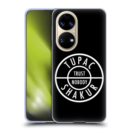 Tupac Shakur Logos Trust Nobody Soft Gel Case for Huawei P50