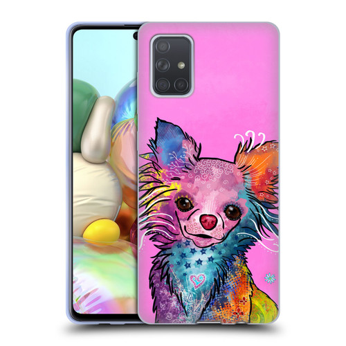 Duirwaigh Animals Chihuahua Dog Soft Gel Case for Samsung Galaxy A71 (2019)