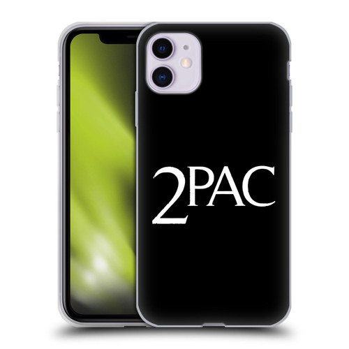 Tupac Shakur Logos Serif Soft Gel Case for Apple iPhone 11