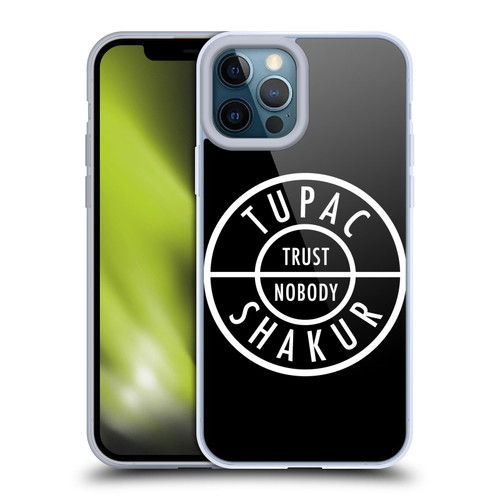 Tupac Shakur Logos Trust Nobody Soft Gel Case for Apple iPhone 12 Pro Max