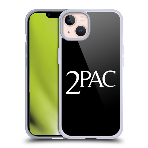 Tupac Shakur Logos Serif Soft Gel Case for Apple iPhone 13
