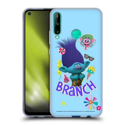 Trolls Graphics Branch Soft Gel Case for Huawei P40 lite E