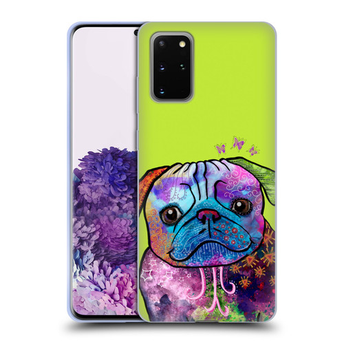 Duirwaigh Animals Pug Dog Soft Gel Case for Samsung Galaxy S20+ / S20+ 5G