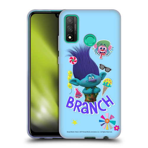 Trolls Graphics Branch Soft Gel Case for Huawei P Smart (2020)