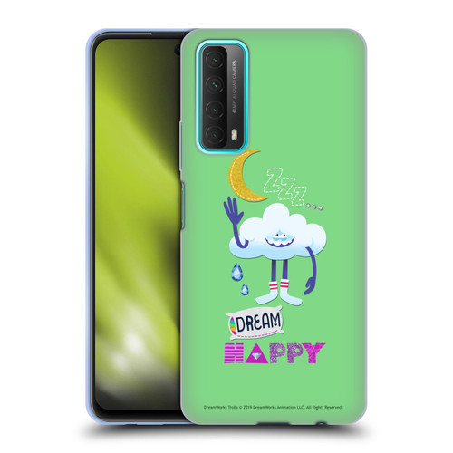 Trolls Graphics Dream Happy Cloud Soft Gel Case for Huawei P Smart (2021)