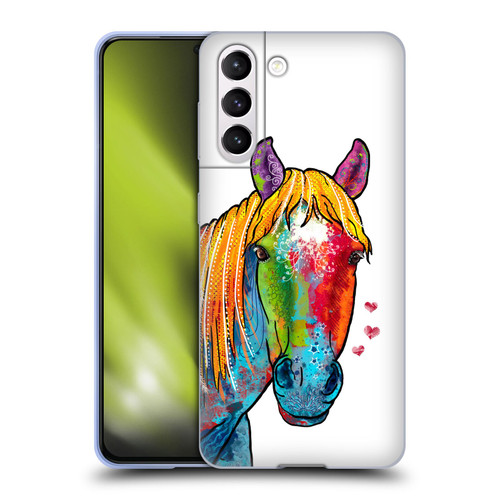 Duirwaigh Animals Horse Soft Gel Case for Samsung Galaxy S21 5G