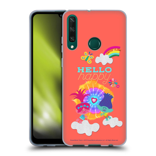 Trolls Graphics Poppy Branch Rainbow Soft Gel Case for Huawei Y6p