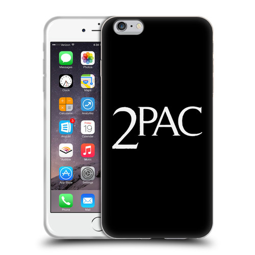 Tupac Shakur Logos Serif Soft Gel Case for Apple iPhone 6 Plus / iPhone 6s Plus