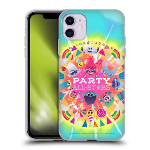 Trolls Graphics All Star Characters Soft Gel Case for Apple iPhone 11