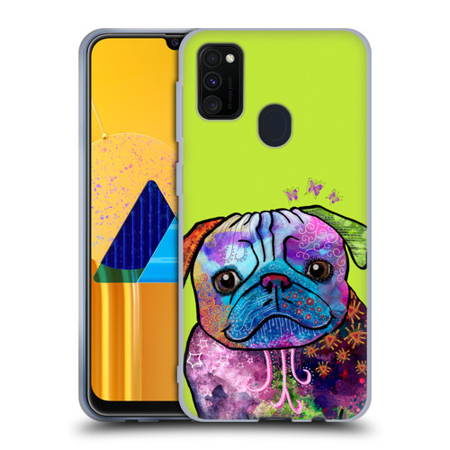 Duirwaigh Animals Pug Dog Soft Gel Case for Samsung Galaxy M30s (2019)/M21 (2020)