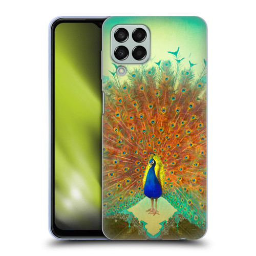 Duirwaigh Animals Peacock Soft Gel Case for Samsung Galaxy M33 (2022)