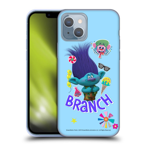 Trolls Graphics Branch Soft Gel Case for Apple iPhone 14