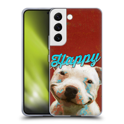 Duirwaigh Animals Pitbull Dog Soft Gel Case for Samsung Galaxy S22 5G