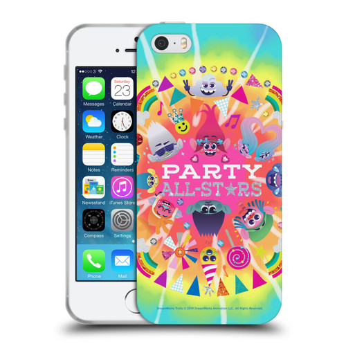 Trolls Graphics All Star Characters Soft Gel Case for Apple iPhone 5 / 5s / iPhone SE 2016