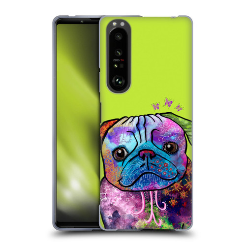 Duirwaigh Animals Pug Dog Soft Gel Case for Sony Xperia 1 III