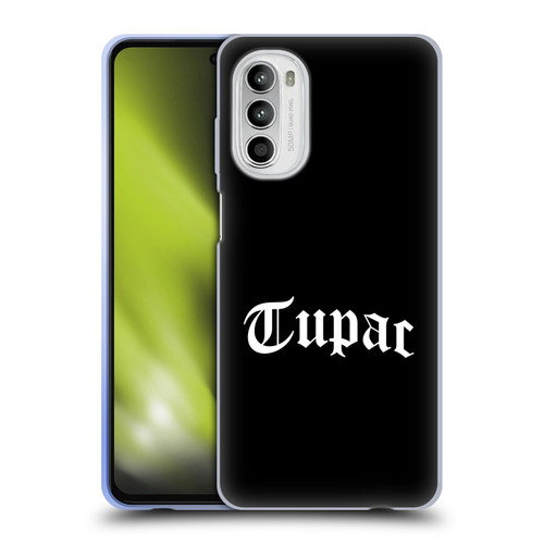 Tupac Shakur Logos Old English 2 Soft Gel Case for Motorola Moto G52