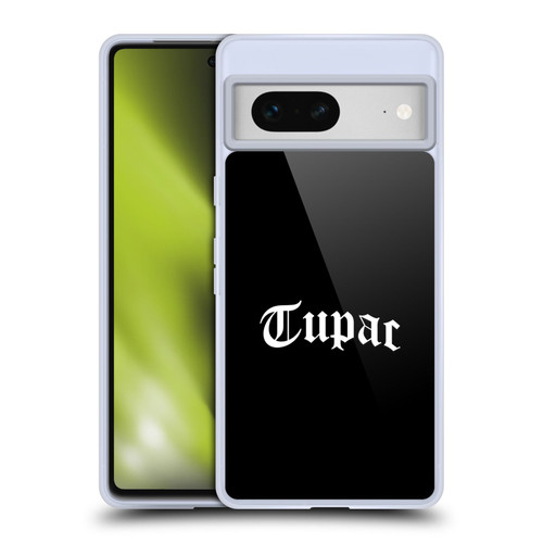 Tupac Shakur Logos Old English 2 Soft Gel Case for Google Pixel 7