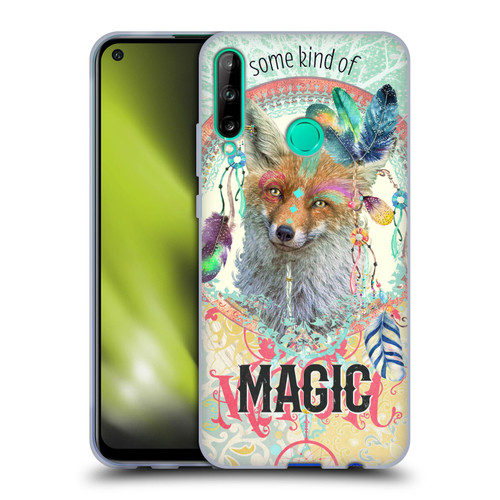 Duirwaigh Boho Animals Fox Soft Gel Case for Huawei P40 lite E