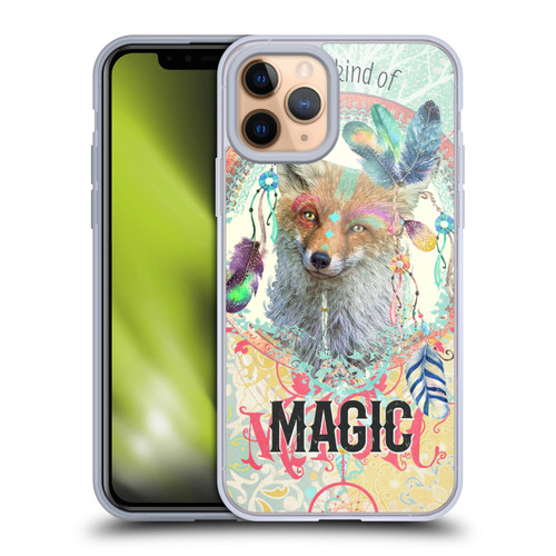 Duirwaigh Boho Animals Fox Soft Gel Case for Apple iPhone 11 Pro