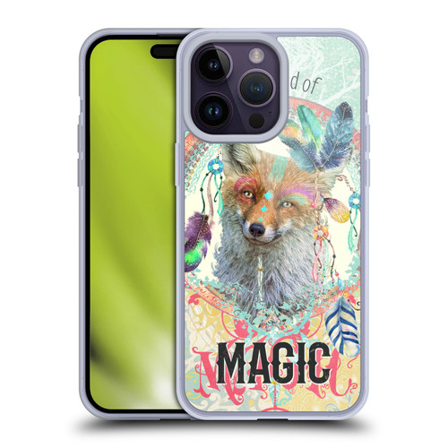 Duirwaigh Boho Animals Fox Soft Gel Case for Apple iPhone 14 Pro Max