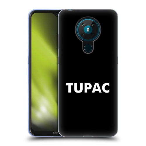 Tupac Shakur Logos Sans Serif Soft Gel Case for Nokia 5.3