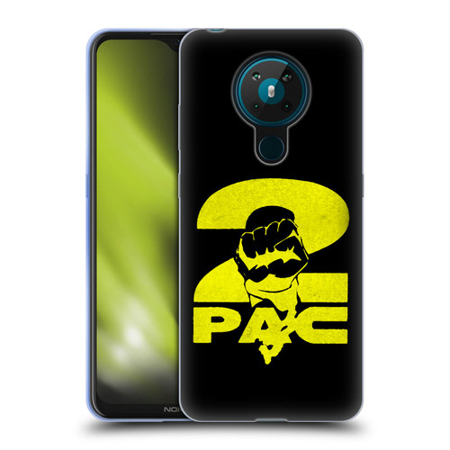 Tupac Shakur Logos Yellow Fist Soft Gel Case for Nokia 5.3