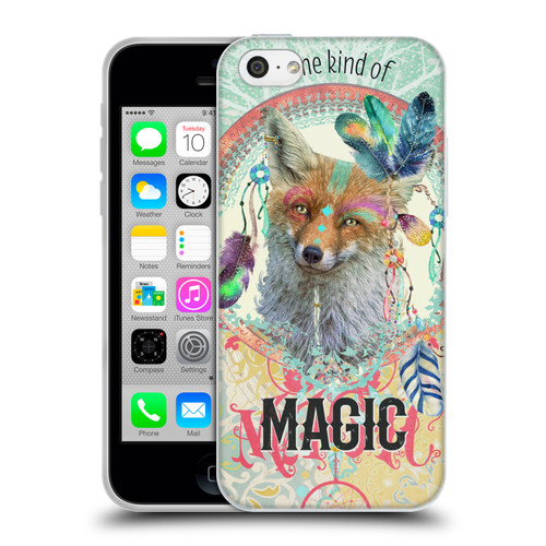 Duirwaigh Boho Animals Fox Soft Gel Case for Apple iPhone 5c